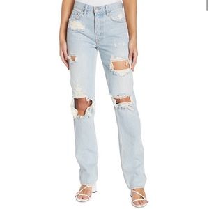 Grlfrnd Helena High Rise Straight Jeans